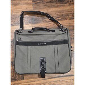 Vtg 1987 Samsonite Silhouette 4 Garment Bag Luggage Suitcase Grey Carry On